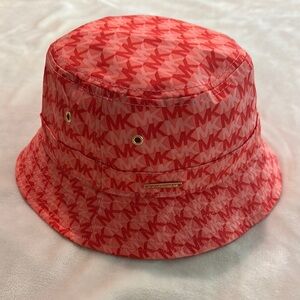 Michael Kors Red Bucket Hat